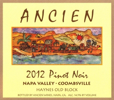 2012 Napa Valley-Coombsville "Haynes Vineyard Old Block" Pinot Noir
