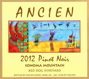 2012 Sonoma Mountain "Red Dog Vineyard" Pinot Noir