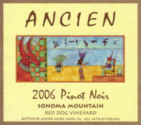 2006 Sonoma Mountain "Red Dog Vineyard" Pinot Noir