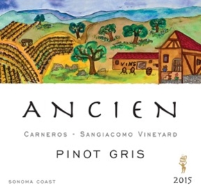 2015 Carneros "Sangiacomo Vineyard" Pinot Gris